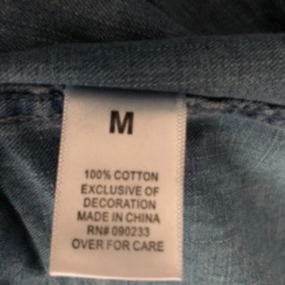 On The Byas Charmbry  Button Down  Shirt NWOT - Picture 8 of 8